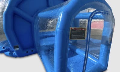 Inflatable Snow Globe Blue Rental