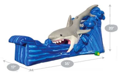 Shark Water Slide Dimensions