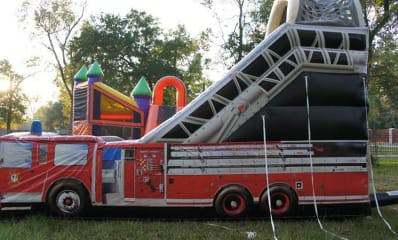 fire truck slide side