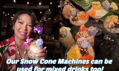Snow Cone Machine Rentals for Mixed Drinks Houston