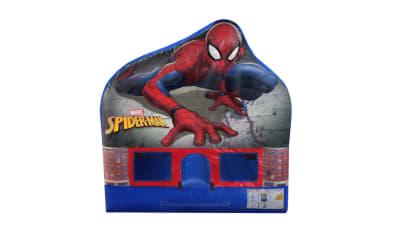 Spiderman-themed party obstacle course