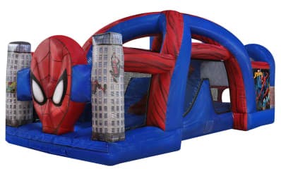 50ft Obstacle Course Spider-man theme