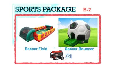 Sports bounce house rentals