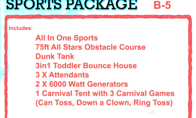 Sports Bounce House Package Rentals