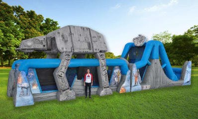 50ft Star Wars Obstacle Course Inflatable