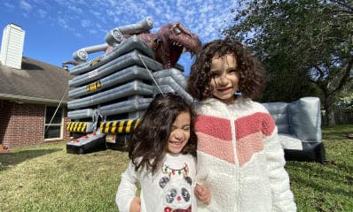 Tyrannosaurus Rex Inflatable Bouncy Castle