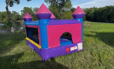 Tiny Pink Indoor Short Bounce House