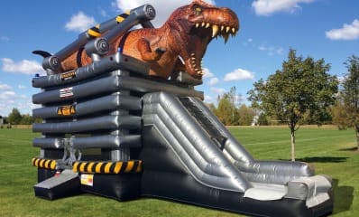 Dinosaur Bounce House T-Rex Slide
