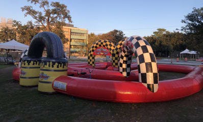 Inflatable Tricycle Race Track
