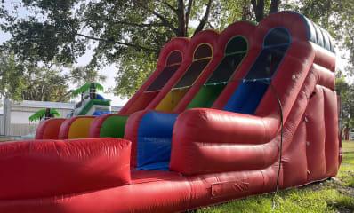 Rainbow Toddler Water Slides