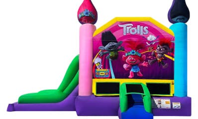 Trolls EZ Combo Bounce House Rental