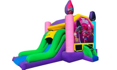 Trolls EZ Combo Bounce House Rental