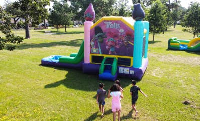 Trolls EZ Combo Bounce House Rental