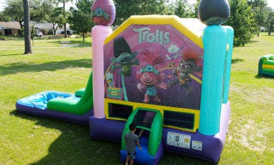 Trolls EZ Combo Bounce House Rental