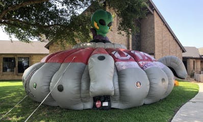 UFO Laser Tag Bounce Inflatable