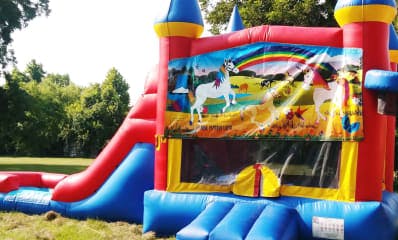 Unicorn 3in1 Obstacle with Slide