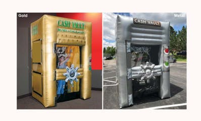 Cash Vault interactive inflatable