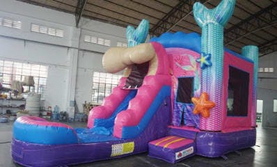 Mermaid Bouncer Combo Rental