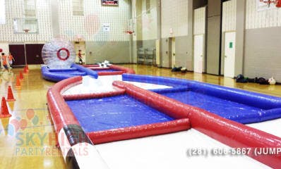 Houston Hamster Ball Obstacle in Gym