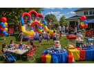 16ft Junior Water Slide Rental Side