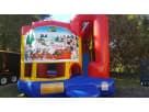 Christmas bounce house rental in Houston with wet or dry slide, ideal for Sugar Land holiday parties.