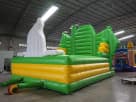 Back of Inflatable Santa's Maze Bounce House