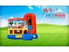4in1 Christmas bounce house with wet or dry slide rental in Houston — perfect for Sugar Land holiday parties with kids of all