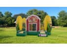 Inflatable Construction Obstacle Course Moonwalk Bounce House