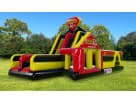 Double Rush Left Bounce House Obstacle Course