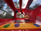 Fire Station Bounce House inside
