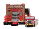 Fire Station Bounce House Combo Front