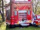 Fire Station Bounce House Water Slide