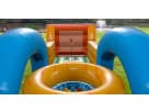 Interactive Hippo Chow Down two-player game rental in Houston, perfect for kids' parties in Katy with competitive gameplay.