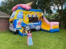 Fun Family Ice Cream Truck Bounce House Combo