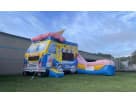 Ice Cream Truck Inflatable Bounce House Combo