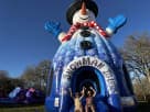 Kids Snowman Bounce House Moonwalk Rental