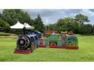 Fun Express Train Bounce House Station Obstacle Course