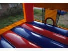 SpongeBob bounce house rental in Houston with 13x13 moonwalk design, ideal for Spring birthday parties.