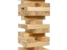 Jumbo Stacking Blocks rental in Dallas—giant wooden game tower perfect for indoor or outdoor events in Garland.