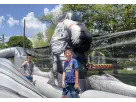 King of the Moon Adventure bounce house rental features an astronaut design, ideal for Pearland parties.
