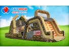 Military Boot Camp 65ft obstacle course rental in Houston with double dry slide, ideal for large Conroe events.