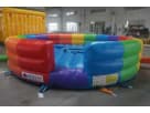 Mechanical Rainbow Shark interactive rental in Houston — perfect for Sugar Land birthday parties and competitive group games.