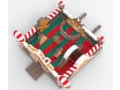 Gingerbread Wonder Playland bounce house rental in Houston with indoor slide and popups, ideal for Conroe holiday parties.