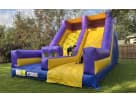 Inflatable Rockwall with Slide Purple