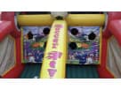 Soccer Fever interactive bounce house rental in Houston with dual climbing walls, ideal for Pasadena birthday parties.