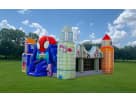Perfect for Sugar Land toddlers, this Spidey and Friends obstacle combo rental in Houston holds 8 kids with climbing, sliding