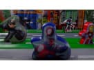 Spider-Man toddler obstacle course rental in Houston with character pop-ups, ideal for Kingwood parties.