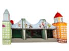 Perfect for Houston toddler parties, this Spidey and Friends obstacle course rental holds 8 kids with climbing, sliding