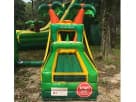 Tropical Luau Carnival Game Station rental in Austin with 4-in-1 games—ideal for Leander parties.