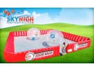 Perfect for Garland parties, this Zorb Wars interactive rental in Dallas features dual transparent bubble balls ideal for all
